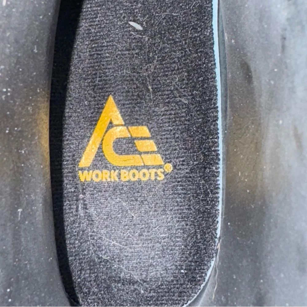 Ace Bullfrog Elite Composite Toe Black‎ Work Boots Shoes for Crews M 5 W 7